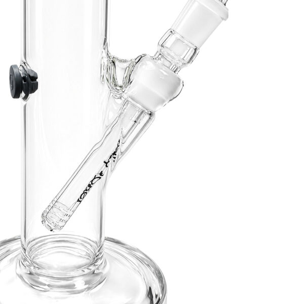 Bong „Greenline JJ-S-001“ – 45cm – 4mm – 18,8mm Schlitz-Diffusor 2 Greenline JJ-S-001 Bong – Seitenansicht mit 18,8mm Schlitz-Diffusor