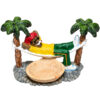 Hängematten Aschenbecher – 17,5x10cm – Rasta Design aus Polyresin