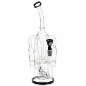Honeycomb Perkolator Bong Wesley Pipes mit 37cm Höhe, 18,8mm Schliff und 5 Seitenarmen