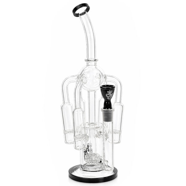 Honeycomb Perkolator Bong Wesley Pipes mit 37cm Höhe, 18,8mm Schliff und 5 Seitenarmen