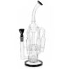 Honeycomb Perkolator Bong Wesley Pipes seitlich mit 37cm Höhe und 5 Seitenarmen