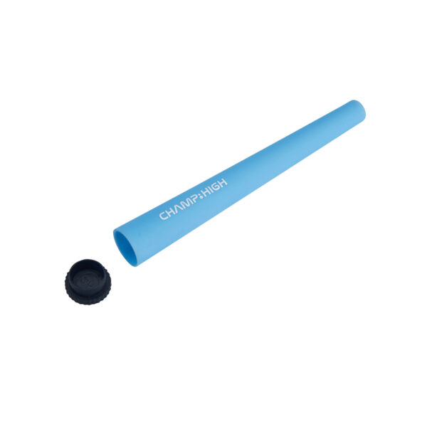 Jointhülle 116mm blau aus Kunststoff offen mit festem Deckel geruchsdicht wasserdicht