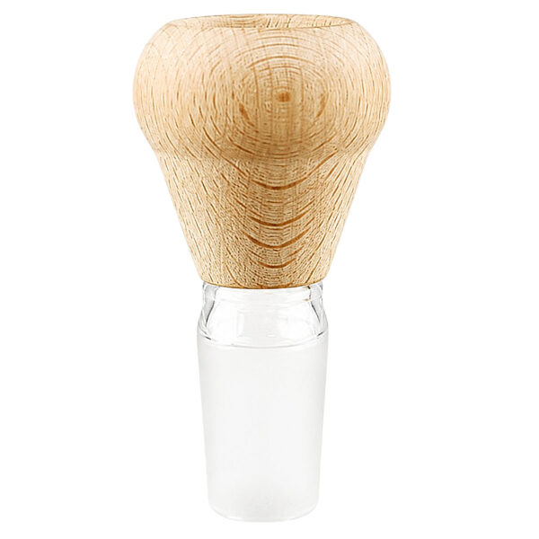 Konischer Bongkopf aus Holz mit 18,8mm Glasschliff