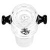 Kopf sieblos 18,8mm von oben aus Borosilikatglas