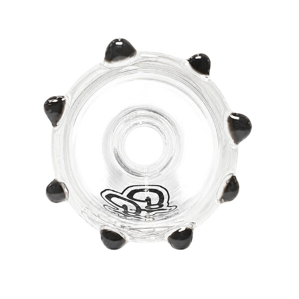 Kronenkopf mit großem Durchlass – Bong Kopf „Kronenkopf“ 18,8mm 2 Kronenkopf mit großem Durchlass 18,8mm von oben