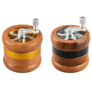 Kurbelgrinder aus Holz Premium Ø50mm mit Aluminium-Innenleben