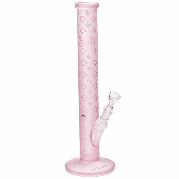 Louis PK Bong – 45cm – 5mm Borosilikatglas 1 Louis PK Bong von Jelly Joker in Pink mit 45cm Höhe und 5mm Borosilikatglas