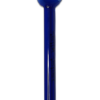 Kaspoon Ölpfeife blau aus Borosilikatglas, 13,5 cm mit Glaskugel Ø 2,5 cm