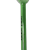 Kaspoon Ölpfeife grün aus Borosilikatglas, 13,5 cm mit Glaskugel Ø 2,5 cm