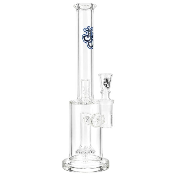 Perkolator Bong 30cm Stallion Blue aus 5mm Borosilikatglas