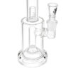 Perkolator Bong 30cm Stallion Blue schräg von oben aus 5mm Borosilikatglas