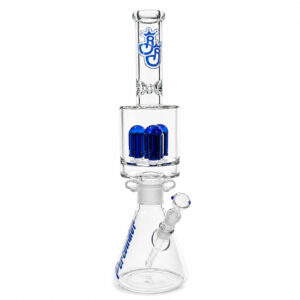 Perkolator Steck-Bong Perconator 50cm aus 7mm/5mm Borosilikatglas mit Perkolator