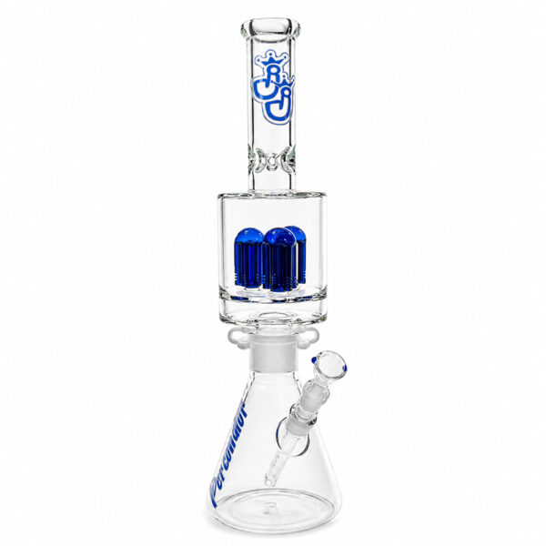 Perkolator Steck-Bong Perconator 50cm aus 7mm/5mm Borosilikatglas mit Perkolator