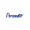 Perkolator Steck-Bong Perconator Logo in Blau