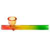Rasta Kawumm aus Glas – 10cm – Rot, Gelb und Grün