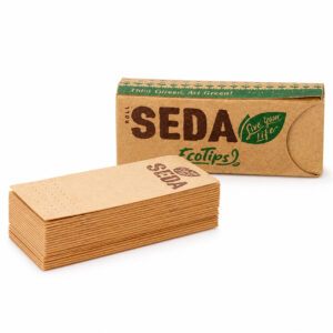 SEDA Tips Eco mit Amaranth-Samen, 22x56mm, 33 vorperforierte Tips im Booklet