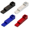 Stufenpfeife aus Aluminium – 7,5cm – magnetisch in vier Farben