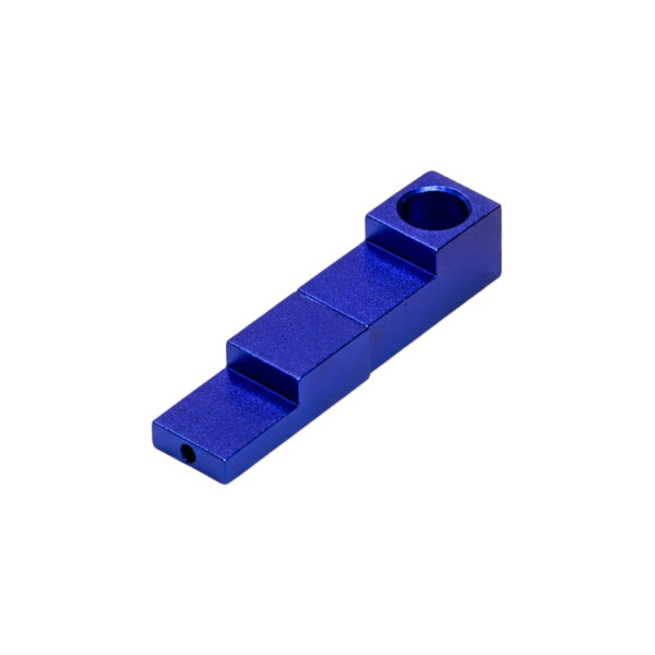 Stufenpfeife aus Aluminium Blau – 7,5cm – magnetisch