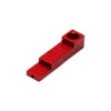 Stufenpfeife aus Aluminium Rot – 7,5cm – magnetisch