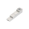 Stufenpfeife aus Aluminium Silber – 7,5cm – magnetisch