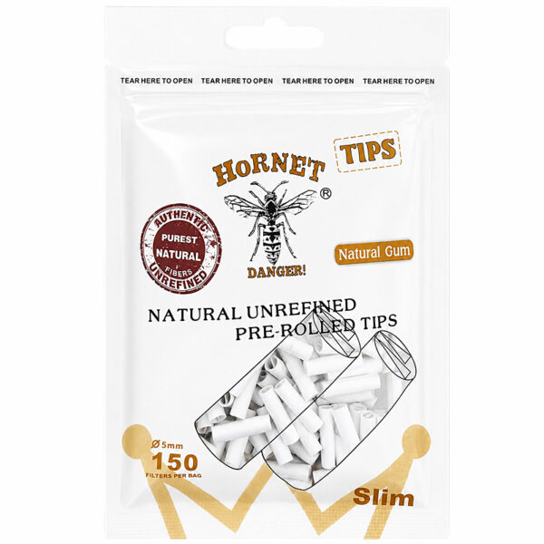 Weiße Eindrehfilter Hornet 150 Stück 18mm x Ø5mm