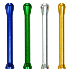 Ziehröhrchen mit Trichterende – 6,8cm – Aluminium in verschiedenen Farben