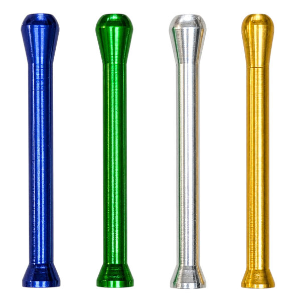 Ziehröhrchen mit Trichterende – 6,8cm – Aluminium in verschiedenen Farben