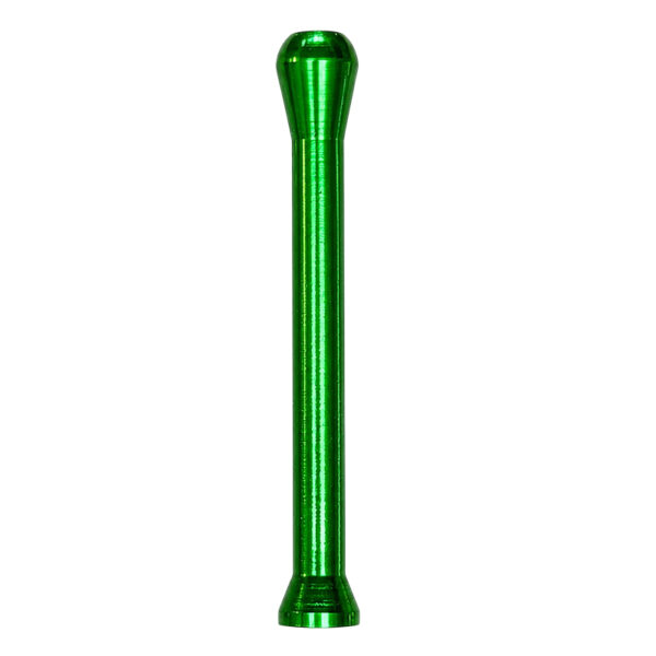 Ziehröhrchen mit Trichterende Grün – 6,8cm – Aluminium
