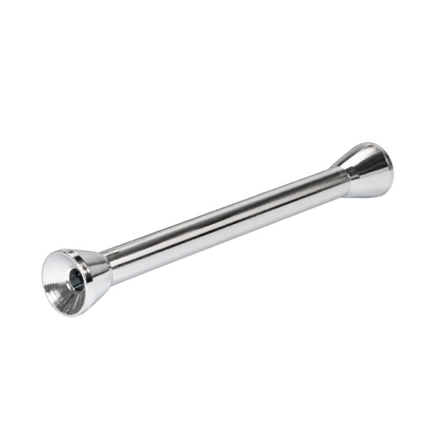 Ziehröhrchen mit Trichterende liegend – 6,8cm – Aluminium