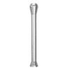 Ziehröhrchen mit Trichterende Silber – 6,8cm – Aluminium