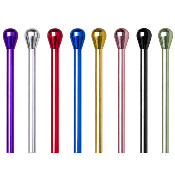 Ziehröhrchen mit Trichterkopf – 7cm – Aluminium in verschiedenen Farben