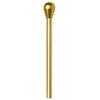 Ziehröhrchen mit Trichterkopf Gold – 7cm – Aluminium