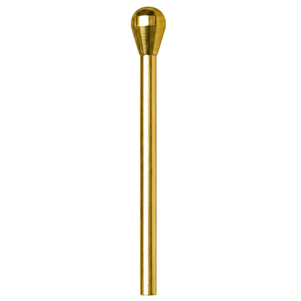 Ziehröhrchen mit Trichterkopf Gold – 7cm – Aluminium