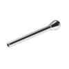 Ziehröhrchen mit Trichterkopf liegend – 7cm – Aluminium