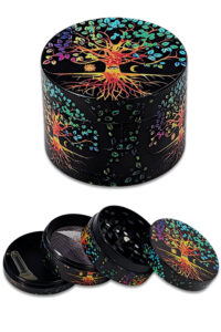 Yggdrasil Grinder 50 mm 4-teilig aus Zink