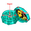 Bob Marley Kunststoff Grinder 50mm – Maße