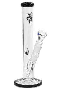 Bong kaufen – Glasbong „Cologne“ 29 cm aus 4 mm Borosilikatglas mit Eiskerben und 18,8er Schlitz-Diffusor