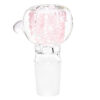 Dicker Bong Kopf Globus Petalit 18,8mm pink