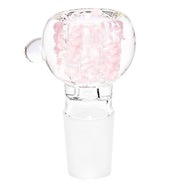 Dicker Bong Kopf Globus Petalit 18,8mm pink