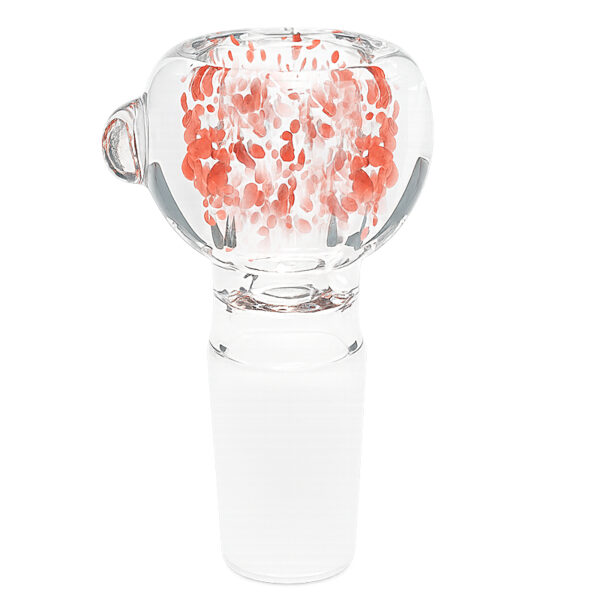 Dicker Bong Kopf Globus Petalit 18,8mm rot