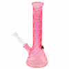 Pinke Bong Twisted-PK 35cm Seitenansicht