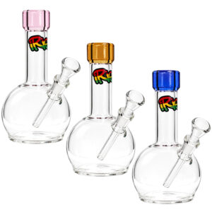 iRie Bong 18,5cm in drei Farben aus Borosilikatglas