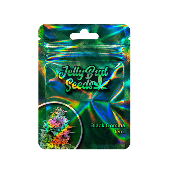 Black Domina Samen von Jelly Bud Seeds – feminisierte Cannabis Samen mit 15% THC