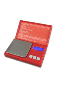 Digitalwaage HY-CS01 geöffnet mit Wägefläche und Display