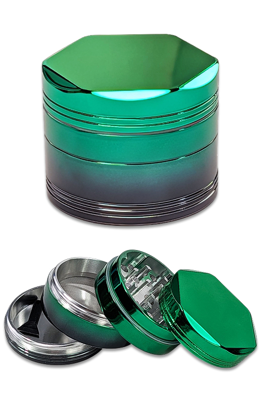 Metall-Grinder 4-teilig 55 mm mit Farbverlauf