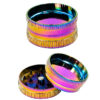 Mini Grinder aus Metall – Ø30mm in Regenbogenfarben
