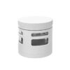 Grinder mit Rundum-Sichtfenstern in Weiß – Ø48mm – 4-teilig