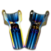 Metallkopf Bong 18,8 mm – 2-teilig, magnetisch, regenbogenfarben