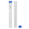 Glas Onehitter mit Kappe in 11cm Länge aus transparentem Glas