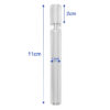 Glas Onehitter mit Kappe – Maße: 11cm Länge, 12mm Durchmesser und 2cm Rauchkammer